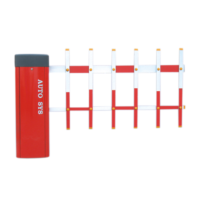 红色标准栅栏道闸